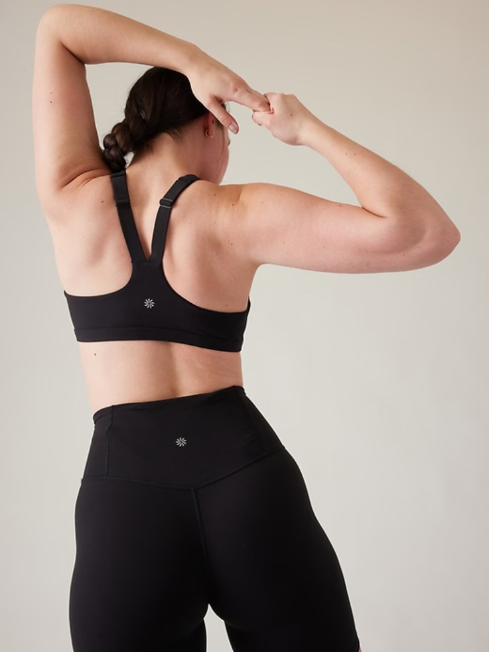 Athleta Harmony Bra A-C, Size S, Black, NWT